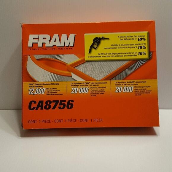 FRAM CA8756 Extra Guard Flexible Rectangular Panel Air Filter.  New, open box. - Picture 1 of 8